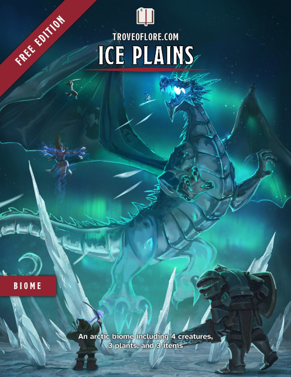 The cover for: Ice Plains — A harsh, arctic biome.